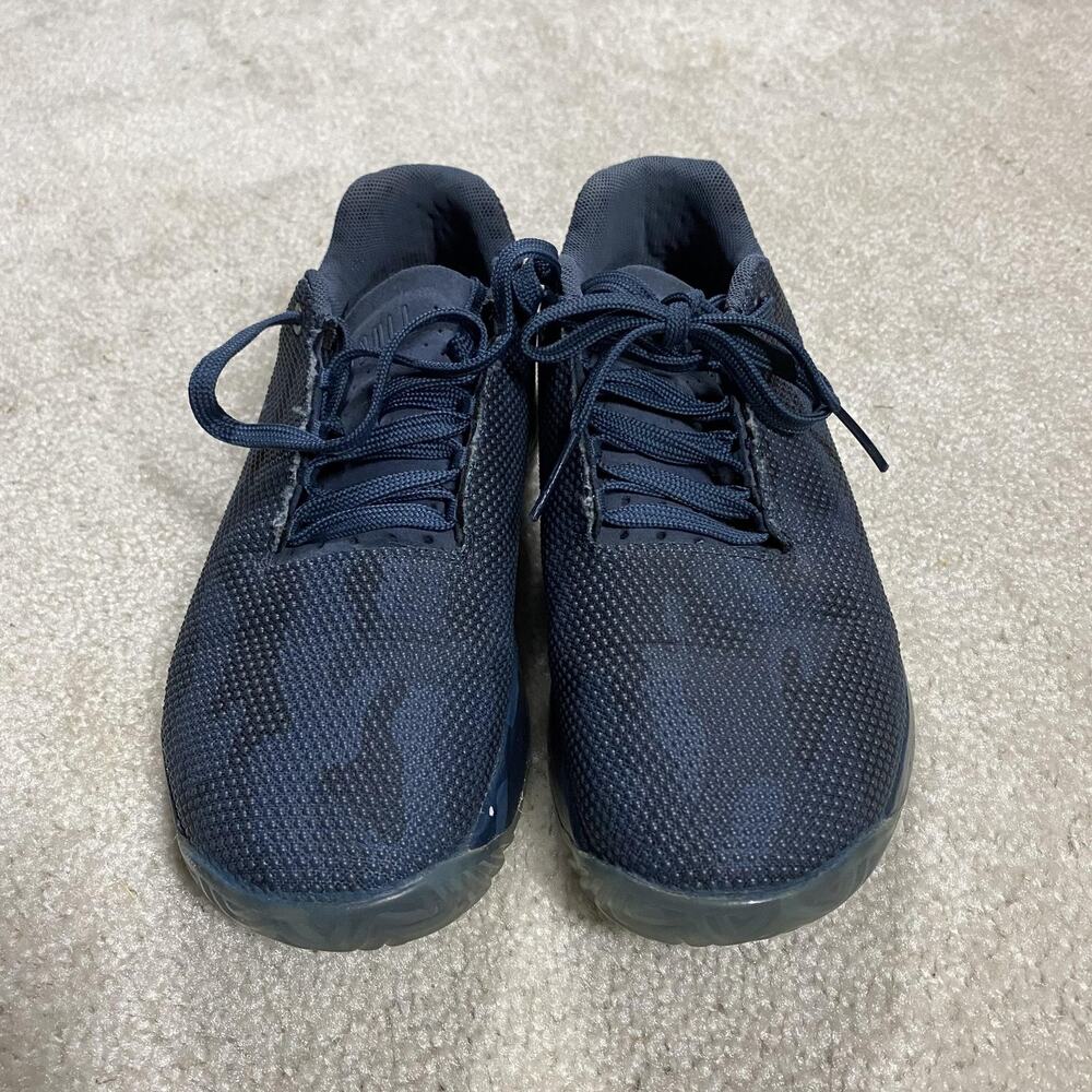 NOBULL Trainer Shoes Womens 7 Blue Camo Low Top Athletic Sneakers Workout - Picture 2 of 8